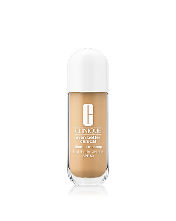 Even Better Clinical™ Vitamin Makeup SPF 50<br>מייקאפ עם SPF 50, מועשר בויטמינים למראה עור בריא, טבעי וזוהר.<br><b>גימור: </b>זוהר<br><b>כיסוי:</b> קליל, ניתן לבנייה